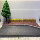 Maxbell 1/64 Scale Miniature Scene Model Background Mini Architectural Model for Toy