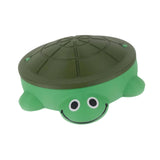 Maxbell Turtle Sandbox with Lid Compact Comfortable Beach Toy for Park Travel Garden