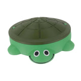 Maxbell Turtle Sandbox with Lid Compact Comfortable Beach Toy for Park Travel Garden