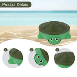 Maxbell Turtle Sandbox with Lid Compact Comfortable Beach Toy for Park Travel Garden