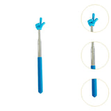 Maxbell Retractable Teacher Finger Stick Teacher Pointers for School Home Whiteboard blue