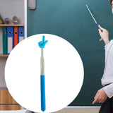 Maxbell Retractable Teacher Finger Stick Teacher Pointers for School Home Whiteboard blue