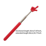 Maxbell Retractable Teacher Finger Stick Teacher Pointers for School Home Whiteboard red