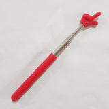 Maxbell Retractable Teacher Finger Stick Teacher Pointers for School Home Whiteboard red