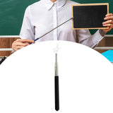 Maxbell Retractable Teacher Finger Stick Teacher Pointers for School Home Whiteboard black and white