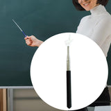 Maxbell Retractable Teacher Finger Stick Teacher Pointers for School Home Whiteboard black and white