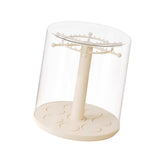 Maxbell Rotating Clear Display Case for Keychains for Showcase Collectibles Tabletop 1pcs