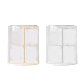 Maxbell Clear Figure Display Case Elegant for Collectibles Mini Action Figures Dolls Beige