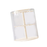 Maxbell Clear Figure Display Case Elegant for Collectibles Mini Action Figures Dolls Beige