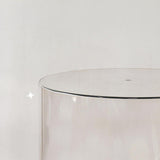 Maxbell Clear Figure Display Case Elegant for Collectibles Mini Action Figures Dolls Beige