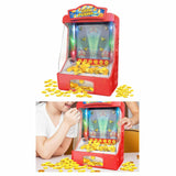 Maxbell Coin Pusher Machine Portable Arcade Tabletop Game for Boys Girls Party Favor