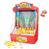 Maxbell Coin Pusher Machine Portable Arcade Tabletop Game for Boys Girls Party Favor