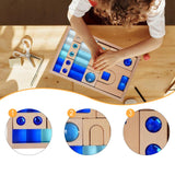 Maxbell Acrylic Cube Block Set Imagination for Ages 3-6 Years Boys and Girls Holiday
