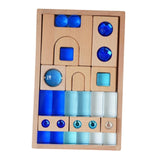 Maxbell Acrylic Cube Block Set Imagination for Ages 3-6 Years Boys and Girls Holiday