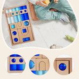 Maxbell Acrylic Cube Block Set Imagination for Ages 3-6 Years Boys and Girls Holiday