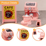 Maxbell Miniature Coffee Maker Mini Appliances Scene Model for Girls Boys Coffee Pot