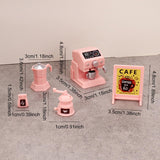 Maxbell Miniature Coffee Maker Mini Appliances Scene Model for Girls Boys Coffee Pot