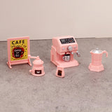 Maxbell Miniature Coffee Maker Mini Appliances Scene Model for Girls Boys Coffee Pot