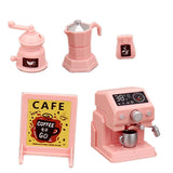 Maxbell Miniature Coffee Maker Mini Appliances Scene Model for Girls Boys Coffee Pot