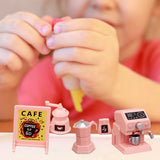 Maxbell Miniature Coffee Maker Mini Appliances Scene Model for Girls Boys Coffee Pot