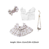 Maxbell 4 Pcs Doll Clothes Set for 5inch or 6inch Pendant Dolls