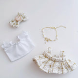 Maxbell 4 Pcs Doll Clothes Set for 5inch or 6inch Pendant Dolls