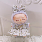 Maxbell 4 Pcs Doll Clothes Set for 5inch or 6inch Pendant Dolls