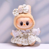Maxbell 4 Pcs Doll Clothes Set for 5inch or 6inch Pendant Dolls