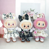 Maxbell 4 Pcs Doll Clothes Set for 5inch or 6inch Pendant Dolls