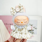 Maxbell 4 Pcs Doll Clothes Set for 5inch or 6inch Pendant Dolls