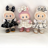 Maxbell 4 Pcs Doll Clothes Set for 5inch or 6inch Pendant Dolls