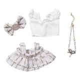 Maxbell 4 Pcs Doll Clothes Set for 5inch or 6inch Pendant Dolls