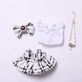 Maxbell 4 Pcs Doll Clothes Set for 5inch or 6inch Pendant Dolls
