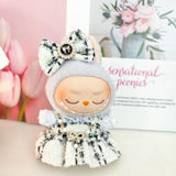 Maxbell 4 Pcs Doll Clothes Set for 5inch or 6inch Pendant Dolls