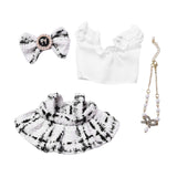 Maxbell 4 Pcs Doll Clothes Set for 5inch or 6inch Pendant Dolls