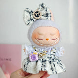 Maxbell 4 Pcs Doll Clothes Set for 5inch or 6inch Pendant Dolls