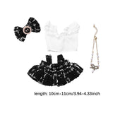 Maxbell 4 Pcs Doll Clothes Set for 5inch or 6inch Pendant Dolls