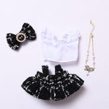 Maxbell 4 Pcs Doll Clothes Set for 5inch or 6inch Pendant Dolls
