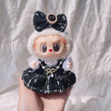 Maxbell 4 Pcs Doll Clothes Set for 5inch or 6inch Pendant Dolls