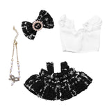 Maxbell 4 Pcs Doll Clothes Set for 5inch or 6inch Pendant Dolls