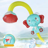 Maxbell Baby Bath Shower Head Elephant Water Sprayer Birthday Gift Child Bathtub Toy Yellow