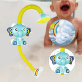 Maxbell Baby Bath Shower Head Elephant Water Sprayer Birthday Gift Child Bathtub Toy Yellow