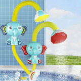 Maxbell Baby Bath Shower Head Elephant Water Sprayer Birthday Gift Child Bathtub Toy Yellow