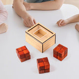 Maxbell Blocks Puzzle Development Educational Wooden Puzzles Box for Boys Girls Kids