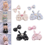 Maxbell 2Pcs Doll Clothes Set Soft for 5.91inch or 6.69inch Pendant Dolls  white