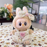 Maxbell 2Pcs Doll Clothes Set Soft for 5.91inch or 6.69inch Pendant Dolls  white