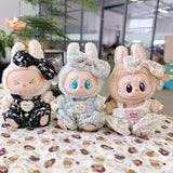 Maxbell 2Pcs Doll Clothes Set Soft for 5.91inch or 6.69inch Pendant Dolls  white