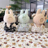 Maxbell 2Pcs Doll Clothes Set Soft for 5.91inch or 6.69inch Pendant Dolls  white