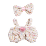 Maxbell 2Pcs Doll Clothes Set Soft for 5.91inch or 6.69inch Pendant Dolls  white