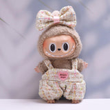 Maxbell 2Pcs Doll Clothes Set Soft for 5.91inch or 6.69inch Pendant Dolls  white